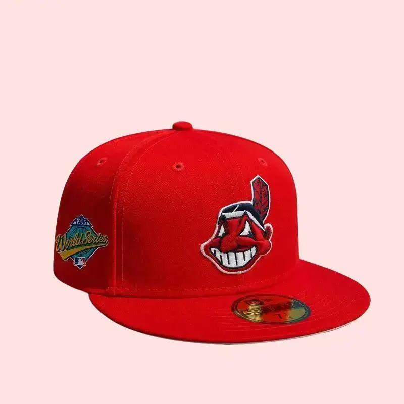 Cleveland Guardians 59FIFTY Fitted Hat by New Era – Flat Bill Baseball Cap with Embroidered Logo for Men & Women 2026