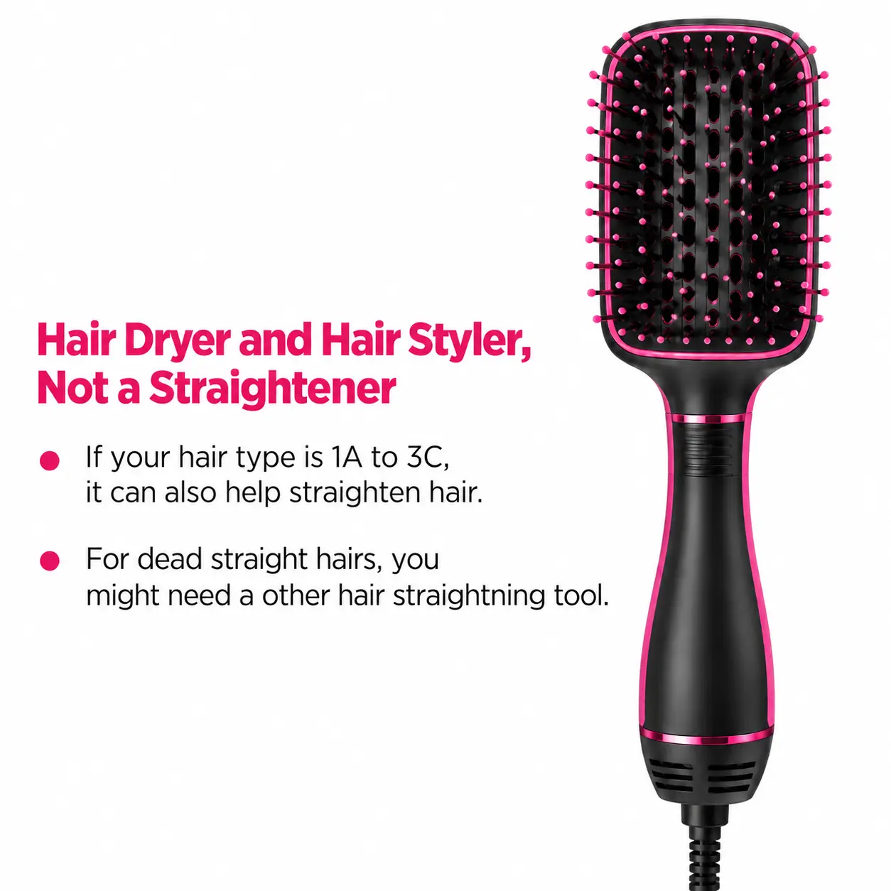 2-in-1 Hair Dryer and Styling Comb – Quick-Drying Performance, Effortless Hair Styling, and Smooth Results for Different Hair Types. Ideal for Everyday Grooming and At-Home Hair Care.
