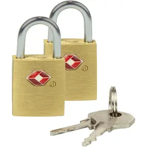 TSA Set of 2 Padlocks Luggage Locks