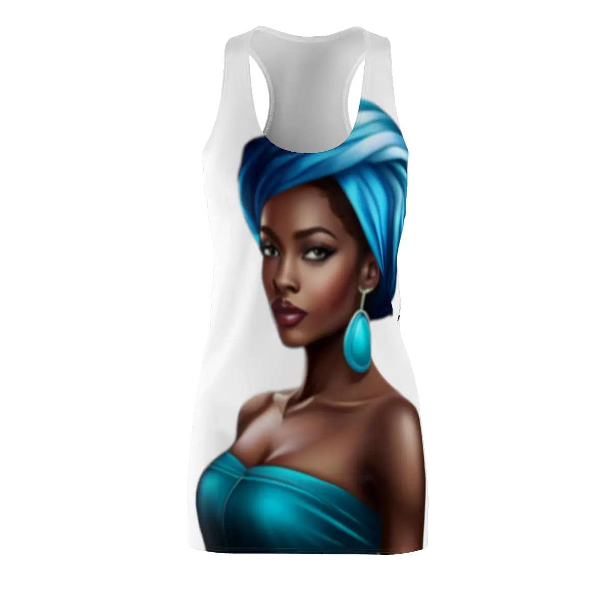 Women's Cut & Sew Racerback Dress (AOP)