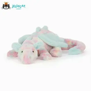 Own the Rare 50cm Jellycat Lazulia Dragon Large Plush Doll with Tags & Dust Bag.