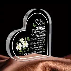 Gifts from Grandchildren to Grandma, Love for a Lifetime - Gifts for Grandma, Grandma Gifts - Engraved Night Light, Grandma Birthday Gifts, Thanksgiving Christmas Mothers Day Gifts for Grandma, Nana, Grammy, Grandmother Collectible Figurines