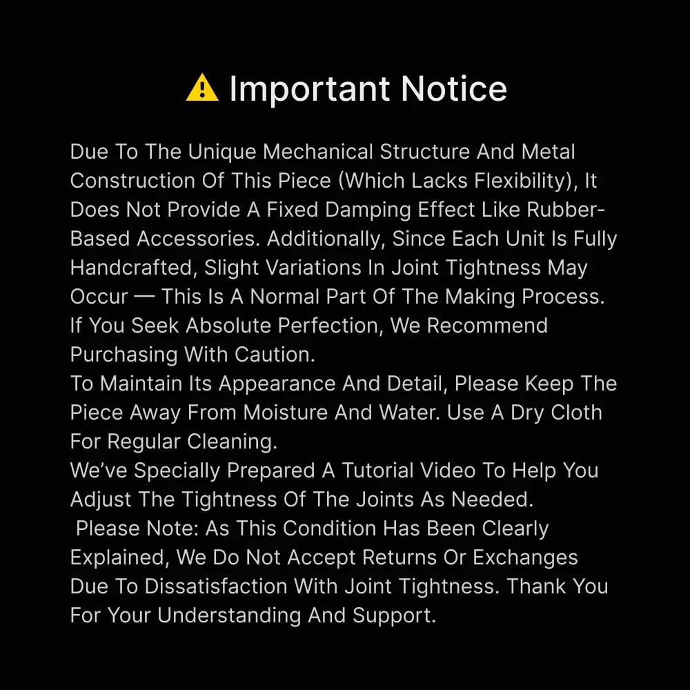 Coppertist.wu Mechanical Left Hand Pendant