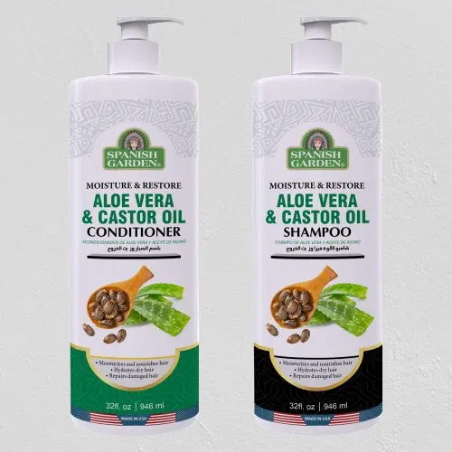 Aloe Vera & Castor Oil Hair Care Duo  Hydrating & Strengthening Set for  Hair Growth, Scalp Health & Damage Repair - TikTok Shop
