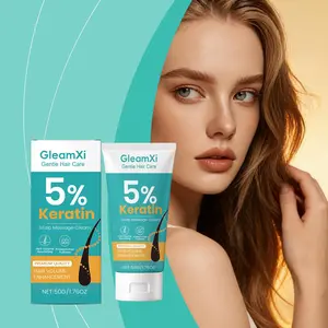 Keratin Scalp Massage Cream 50g, Nourishing Hair Care, Hydrating, Strengthen Root, Moisturizing Scalp, Suitable for All Scalps, Haircare, 1 Piece/2 Pieces