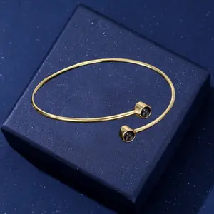 L&M Photo-Customized Projection Jewelry - Personalized Birthday Gift| Stylish Minimalist Symmetrical BraceletEngraved with "I Love You" – Color Photo Projection Beaded Bracelet, stocking stuffer stocking  Interchangeable Christian Silicone Bracelets