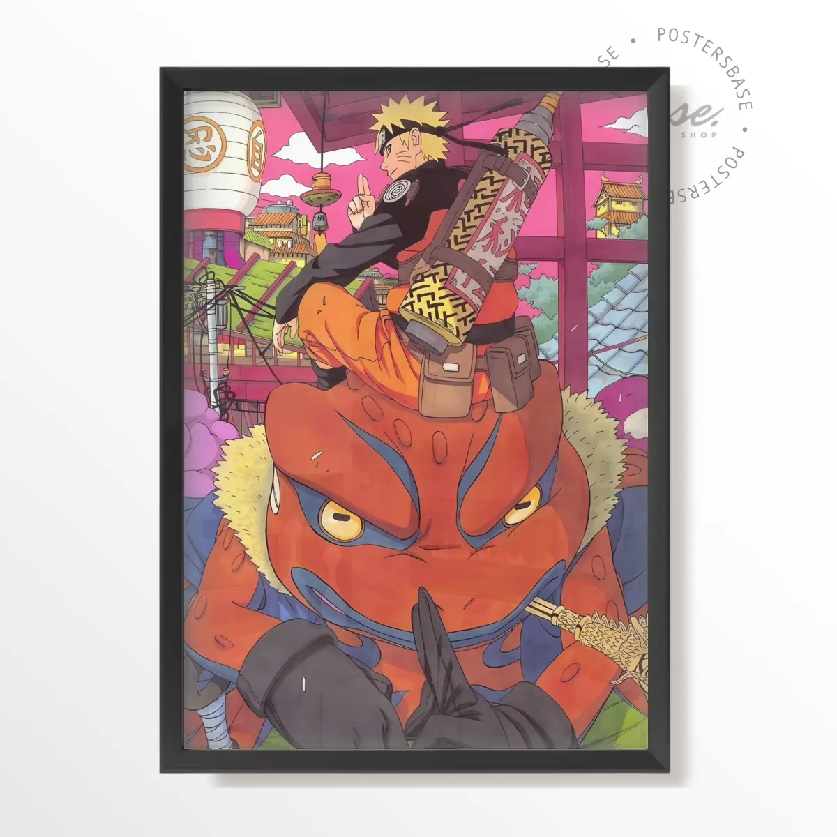 NARUTO Gamakichi Poster - High-Quality Glossy Paper Posters