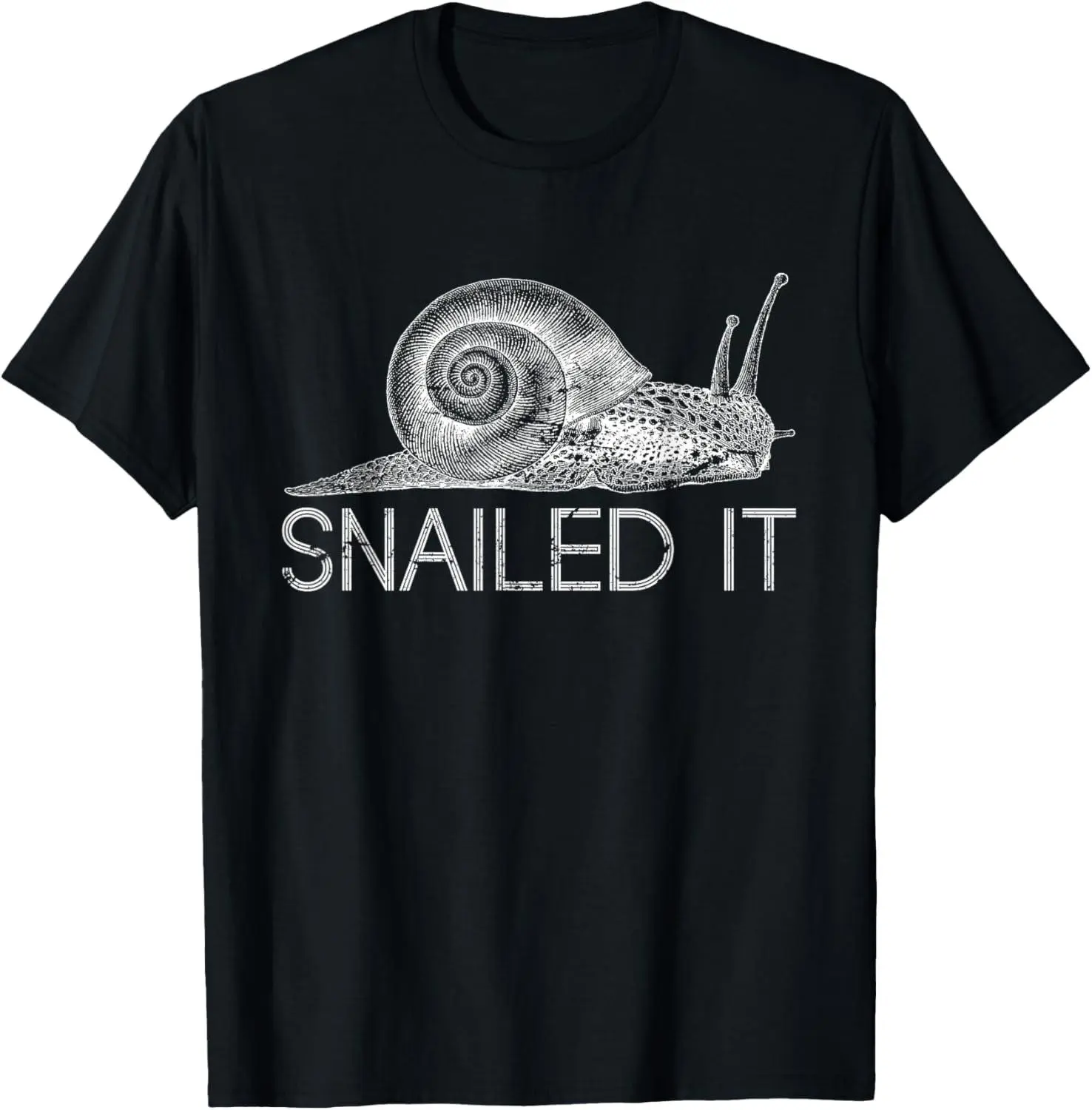 100% cotton Unisex Snailed It Snail T-Shirt
