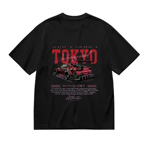 Tokyo Underground JDM Sports Car Graphic Tee - Japanese Street Racing Oversized Shirt for Men, Automotive Enthusiast Casual Streetwear Top