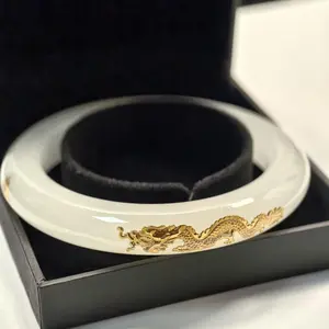 Gold colour & Jade Bangles: Dainty to BoldStyles for Daily & Special OccasionsUnisex