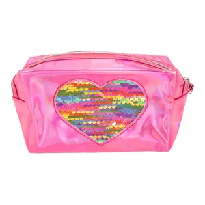Shine Heart Neon Makeup Bag