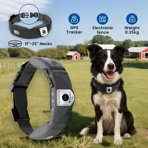 Smart Pet Collar, GPS Positioning Electronic Fence for LargeDogs with Voice Training Function and 2K HD SecurityCamera - Real-Time Monitoring & Night Vision Smart Collar