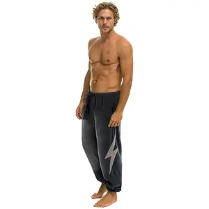 BOLT STITCH SWEATPANTS - FADED SMOKE