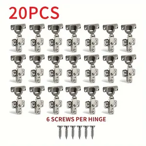 20/10 CP Pack 35mm Soft Close Kitchen Cabinet, Cabinet Standard Door Hinges, Wardrobe Cabinet Fixed Pages