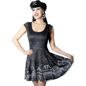 Tombstone Bats Skater Dress