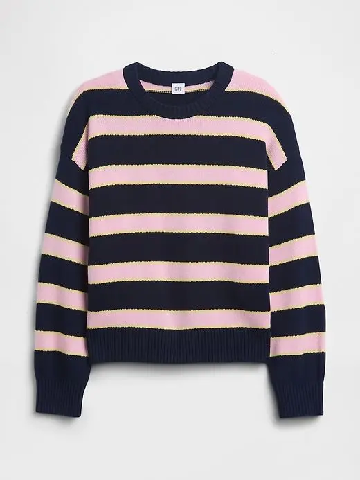 Navy Pink Strip