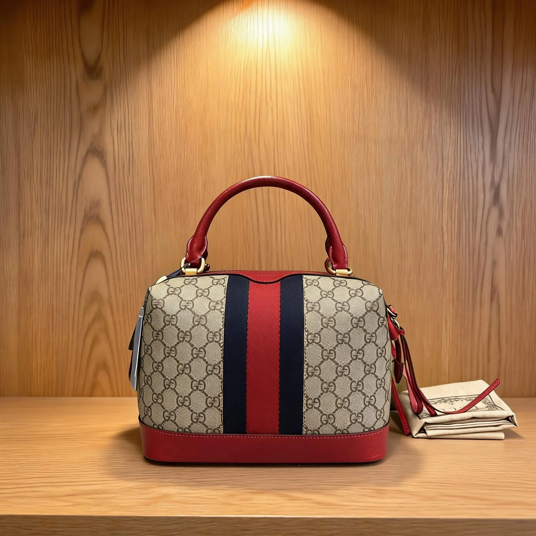 Pre-owned GUCCI Canvas Shoulder Bag I0717943514