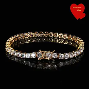 UJ 3/4/5/6mm Tennis Bracelet For Men & Women Gems Jewelry Elegant Glam Style Fashion