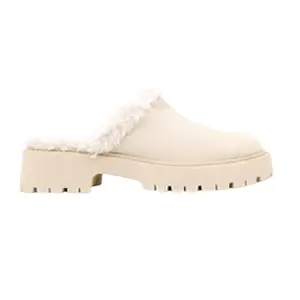 Shu Shop Womens Tulip Slip On Mules Casual - Off White