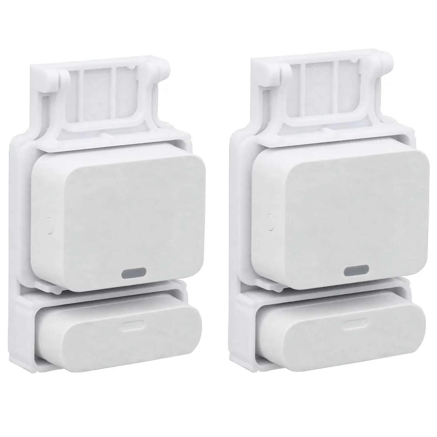 2-Pack Garage Door Mounting Brackets Compatible with SimpliSafe Entry Sensors - Universal Garage Door Fit, Easy Sensor Alignment, Hassle-Free Installation, Heavy-Duty Construction, Manufacturer Warranty