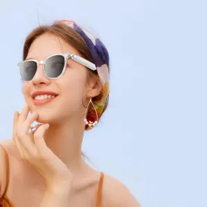 Smart Glasses, Advanced Blue Light Filter & Polarized-Vision Glasses, Seamless Audio, Mic & Speakers, Touch Control Glasses, Wearable