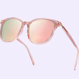 Women's Polarized Sunglasses, Gold Plated Big Metal Frame, Ultra-Light UV400 Anti-Glare Lenses, 2025 Trendy Fashion Eyewear, Christmas Gift outdoorfun