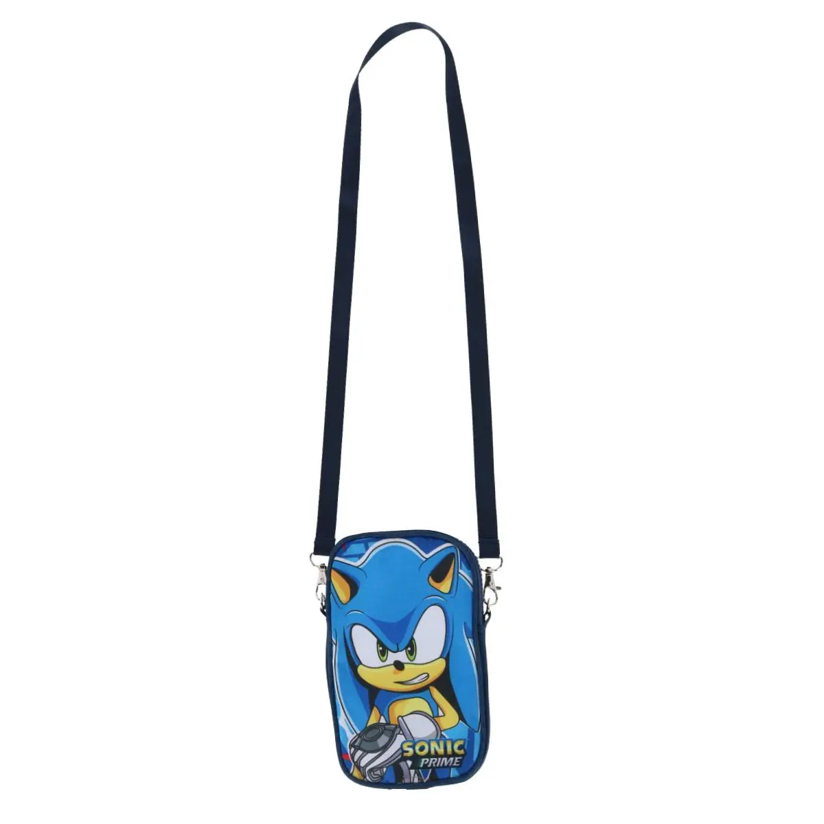 Textiel Trade Boys Sonic the Hedgehog Crossbody Phone Bag, Backpacks, Phone And Accessory Pouch, Fashionable Daily Crossbody, Inspired Shoulder Bag, Micro Bag, Multifunctional Crossbody Bag