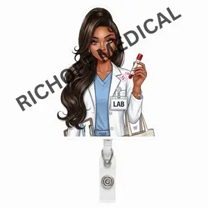Rich Off Medical | Lab Med Barb Badge Reel