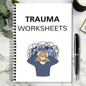 Trauma Relax Workbook for Adults: 45-Page Comprehensive Guide with Coping Strategies, Grounding Techniques & Emotional Regulation Exercises - PTSD Recovery, Crisis Management & Mindfulness Worksheets for Relax or Personal Use, Spiralbound Book
