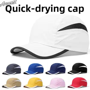 2Pcs Unisex Quick Dry Baseball Cap | GymTok FitnessTok OutdoorTok UPF 50+ Sun Protection Breathable Mesh Adjustable Stretch Fit Hat | Machine Washable Performance Cap for Gym Hiking Running Daily Outdoor Wear