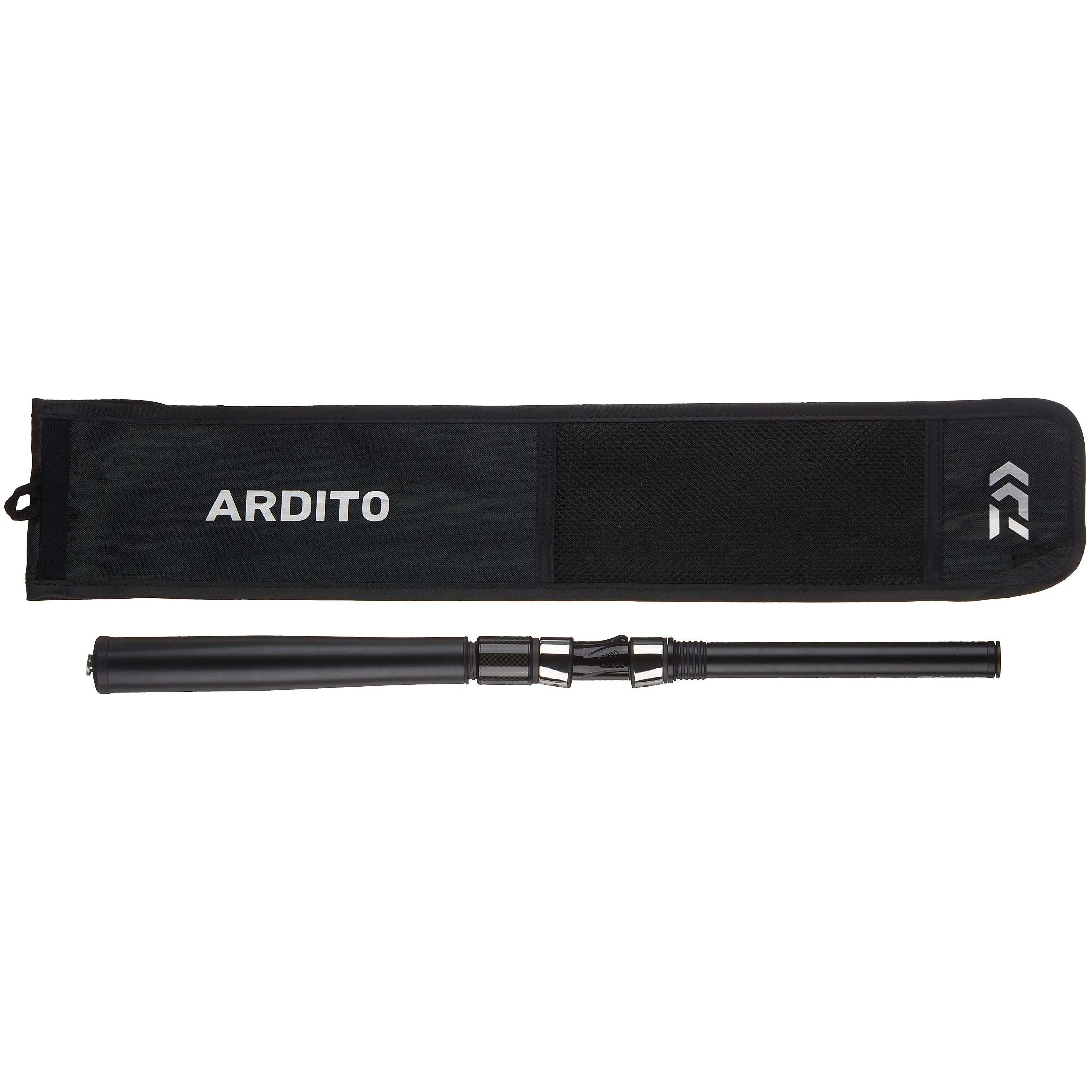 Daiwa Ardito Jitte Carbon Telescopic Fishing Rod - Spinning Rod with V-Flex Join for Travel Fishing