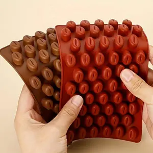 55 Coffee Bean Chocolate Molds for Baking Tools And Creative Resin Molds