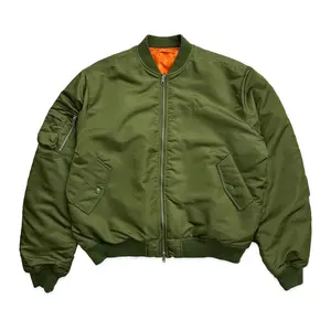Sinclair Bomber Jacket Reversible Olive Green