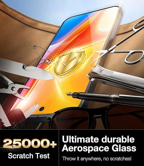 TORRAS for Google Pixel 11 Pro/11/10 Pro/10/9 Pro/9 Screen Protector 2-Pack | 12FT Military-Grade Protection, 9H+ Aerospace Glass, 0.3s Fingerprint Unlock, 1-Pull Bubble-Free Install, HD Clear