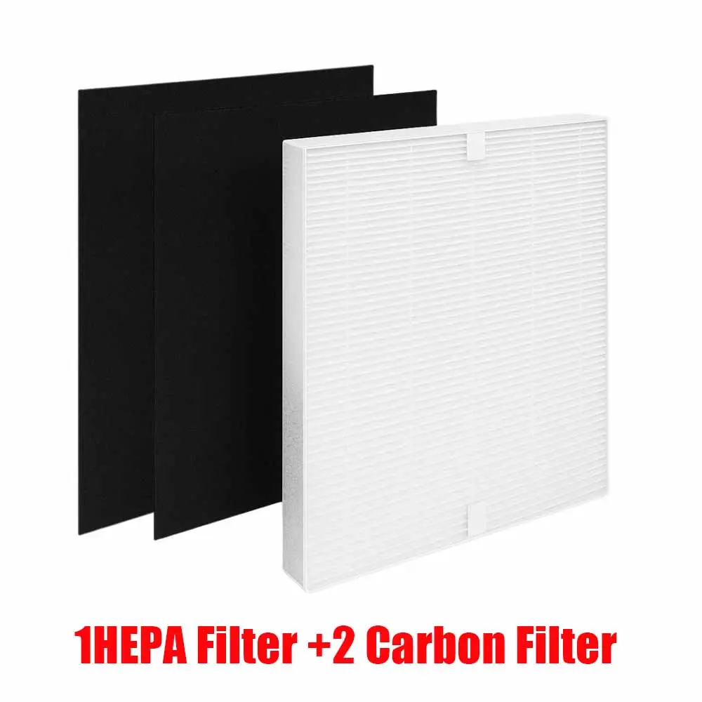 Coway Air Purifier Filter Replacement 3304899, AP-1512HH H13 HEPA & Activated Carbon Pre-Filters Compatible with Airmega 200M AP-1512HH-FP AP-1518R Home Air Cleaners