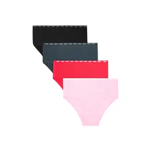 Hanes Moves Girls' Breathable Stretch Brief Underwear Assorted Solids 4-pack Multi Pack Comfortable Fit Soft Fabric Gmbcbr