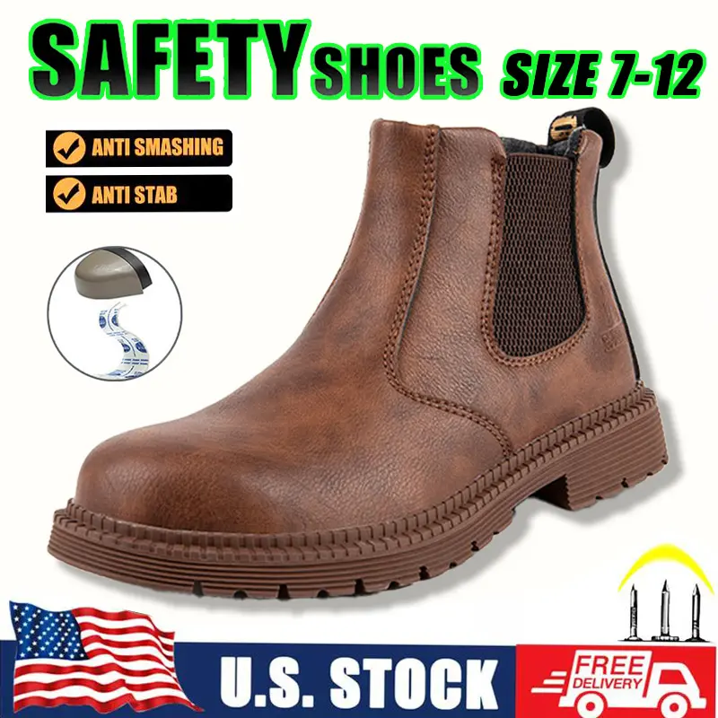 Men's & Women's Safety Work Clogs - Durable Slip-On, Waterproof, Anti-Slip Soles, Walking Shoes, Footwear, Worker
