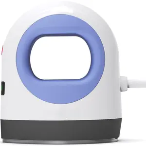 Mini Heat Press, Small Heat Press with 4.33'' *2.67'' Ceramic-Coated Heat Plate for Small Objects Like Shoes, Stuffed , Hat & T-Shirt,3 Heating Levels Mini Heat Press Machine, Purple