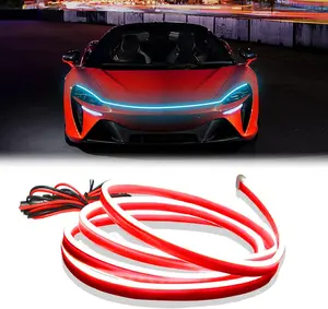 71-inch High-Brightness Car Hood Gap LED Light Strip - Universal Universal Auto Exterior Decor Accessories (Ice Blue)