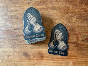 Grapple Chapel Jiu-Jitsu Sticker