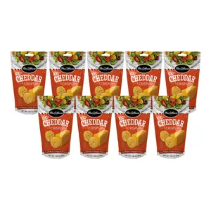 Cubbison's Cheese Crisps 100% Real Cheese, Keto Friendly, Great for Snacking and Salad Topper Cheddar Flavor, 1.98 Ounce (9)