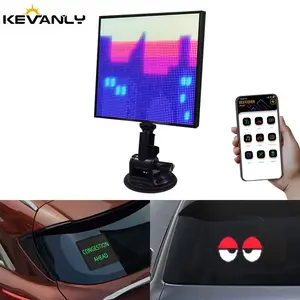 Smart APP Programmable Scrolling Text Animation LED Pixel Advertising Display Screen Car Light Sign USB 5V Bluetooth Control
