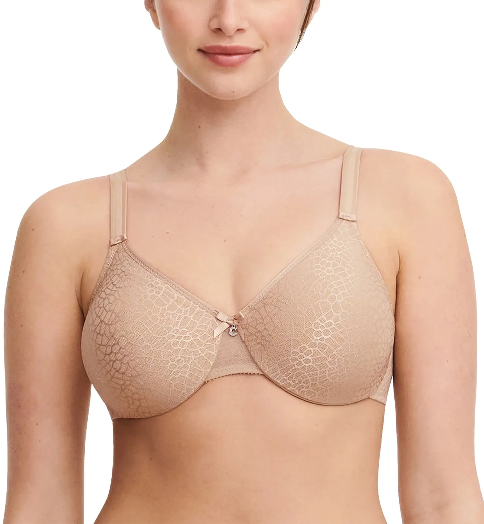 Chantelle C Magnifique Seamless Minimizer Underwire Bra (C18910) - Ultra Nude