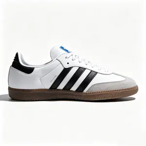 adidas Originals SAMBA OG German Army Trainer Style Unisex  Black, White, and Grey Colorway