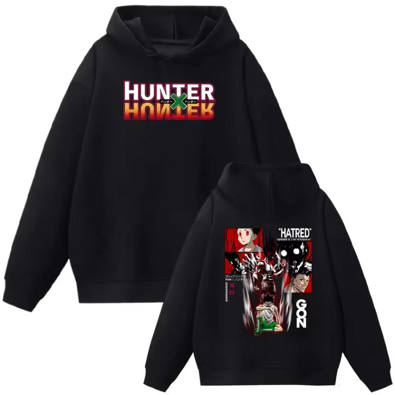 Gon Freecss Manga Printed Hoodie from Hunter x Hunter in Long Sleeve Autumn Winter Fashion