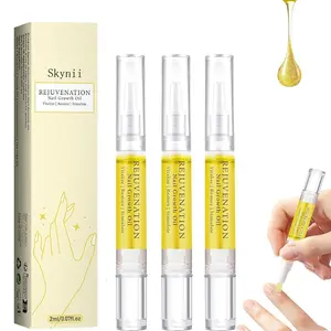 Skynii Nail Growth Oil, Rejuvenation Nail Oil Pen, Natural Rejuvenation, Instant Nail Strength, Cuticle Oil for Nails, Nail Strengthener for Moisturize Strengthen Brighten Nails Care (3pcs)