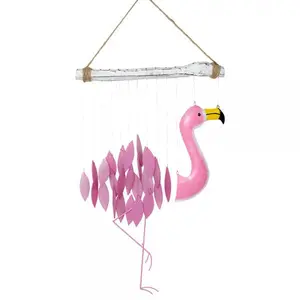 Flamingo Driftwood Chime
