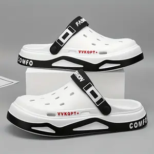 Fashion Men Women Spring Summer Casual Hole-Punch Shoes Outdoor Sports Soft-Sole Casual Slides