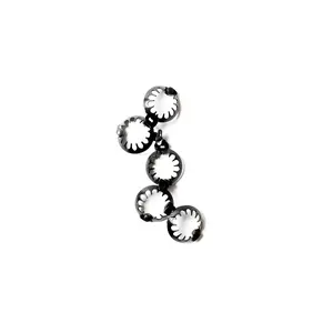TEENY Hair Clamp (Black or Clear) - Small, Lightweight, Damage-Free Styling Tool (5-Pack) Ponytails Hair Claws