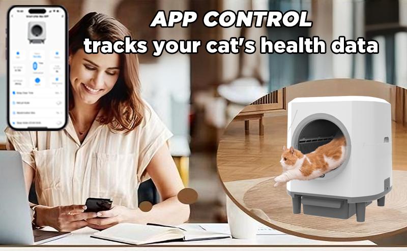 9Dreamcat Smart Cat Litter Box, Hands-Free Self-Cleaning, Large-Capacity, Odor-Free, APP Control, Multi-Cat Home, Modern Design, Includes Floating Brush & Aroma Box 9Dreamcat Smart Cat Litter Box, Hands-Free Self-Cleaning, Large-Capacity, Odor-Free, APP Control, Multi-Cat Home, Modern Design, Includes Floating Brush & Aroma Box